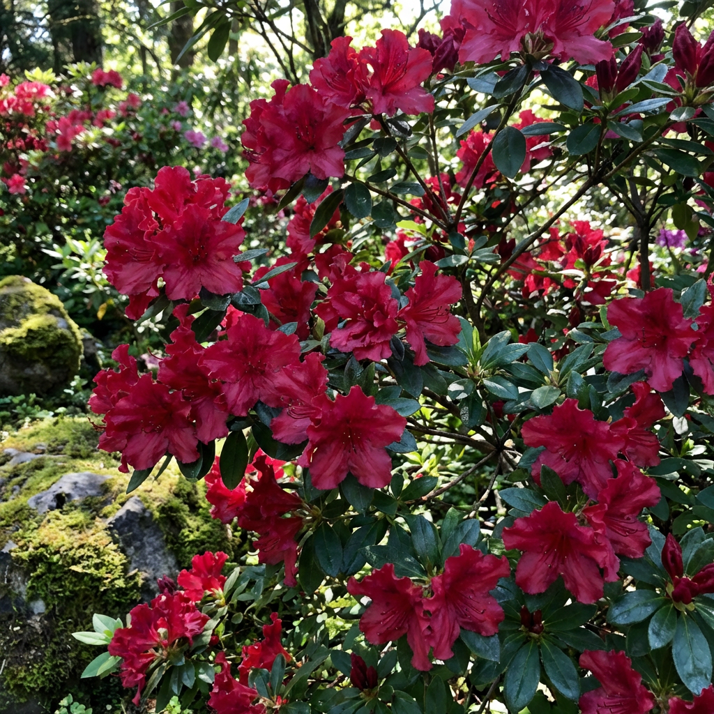 Red Ruffle Azalea